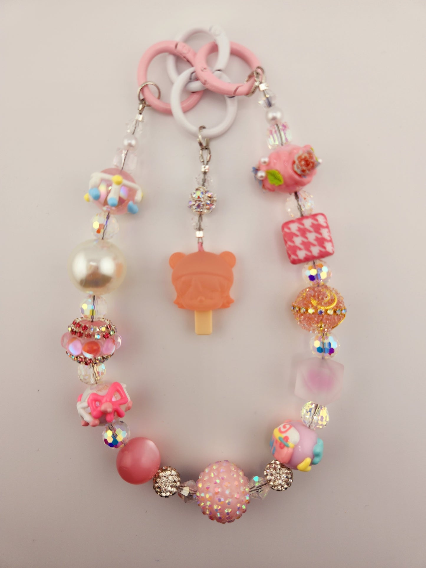 Bean Single Chain Charms w/ Dangle