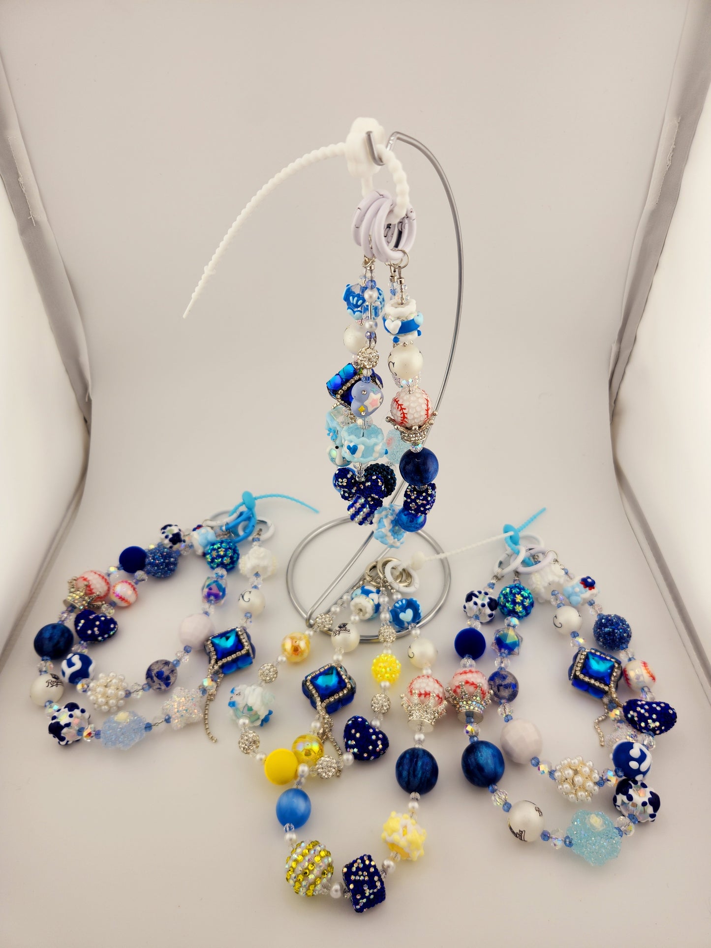 Professional Baseball Team Chain Charms