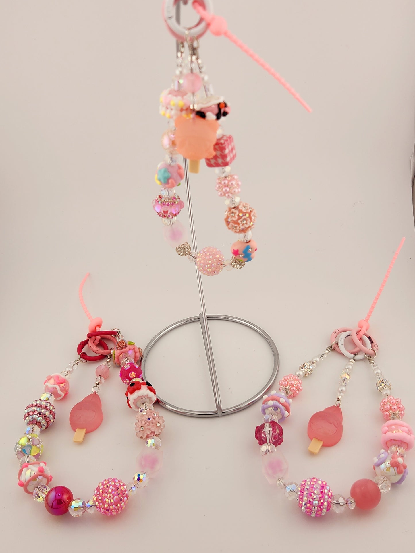 Bean Single Chain Charms w/ Dangle