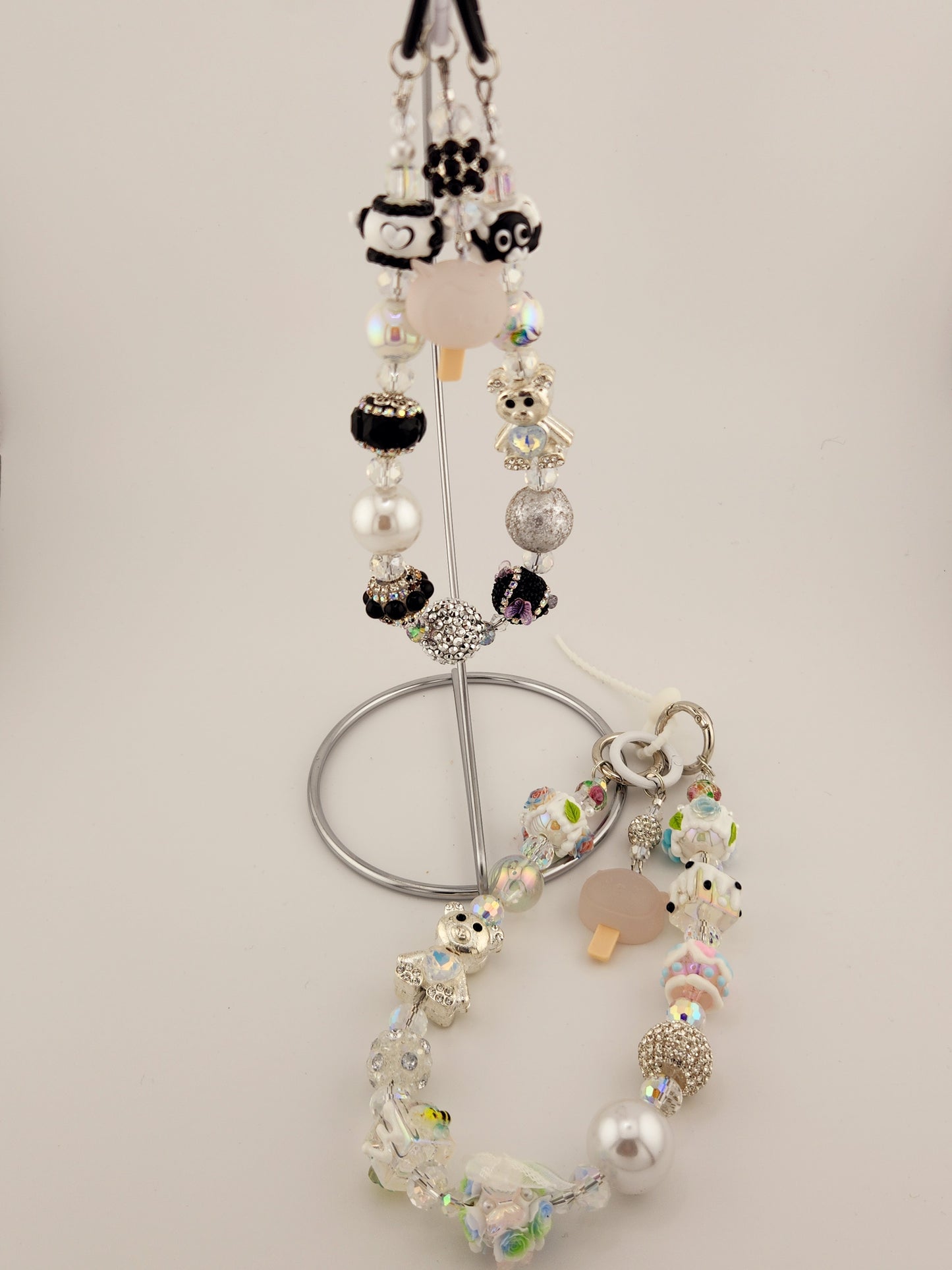 Bean Single Chain Charms w/ Dangle