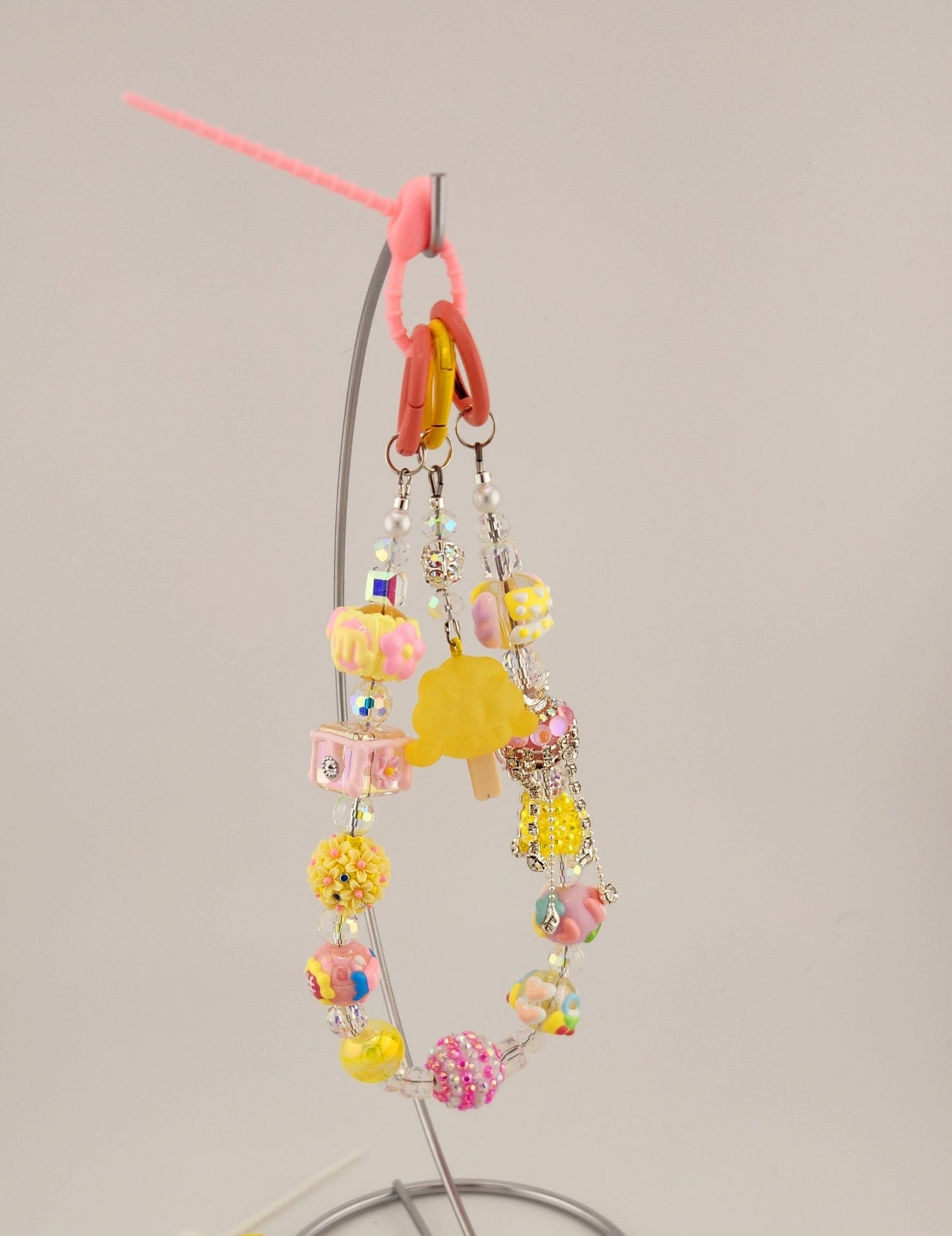 Bean Single Chain Charms w/ Dangle