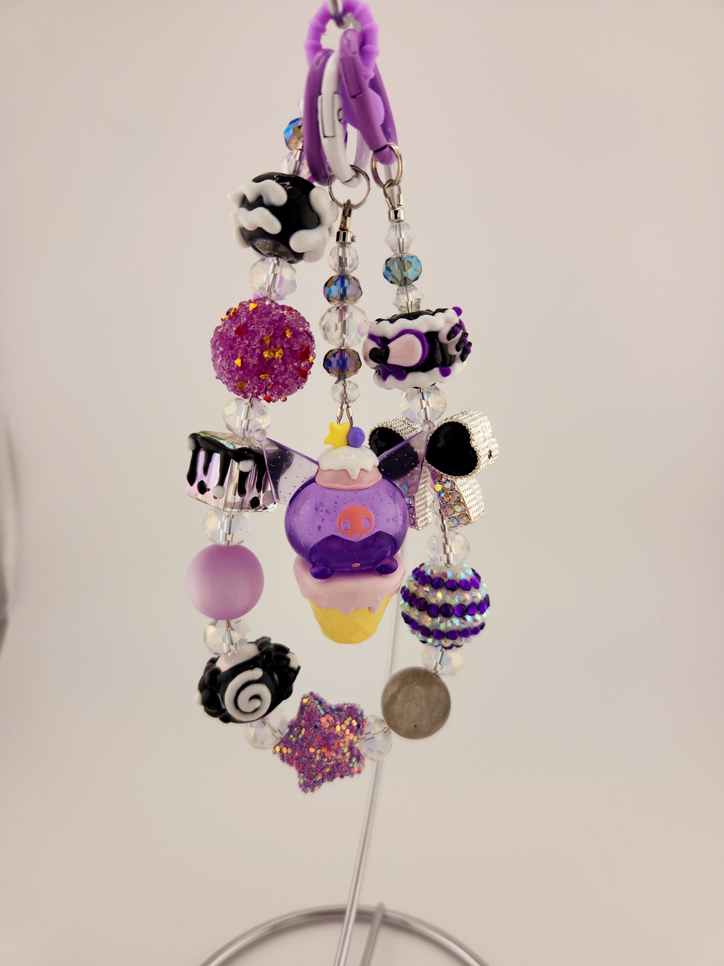 Bean Single Chain Charms w/ Dangle
