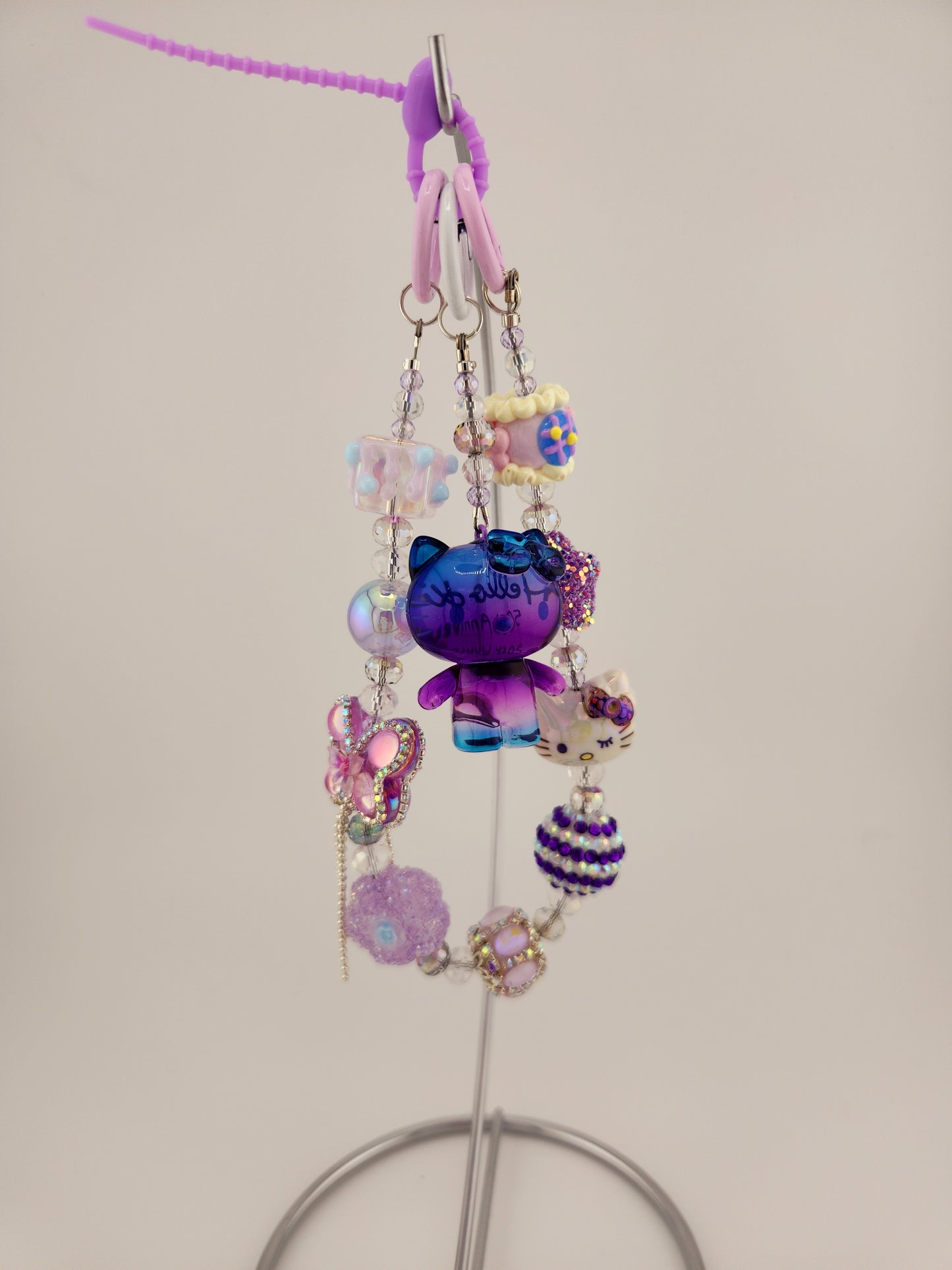 Bean Single Chain Charms w/ Dangle