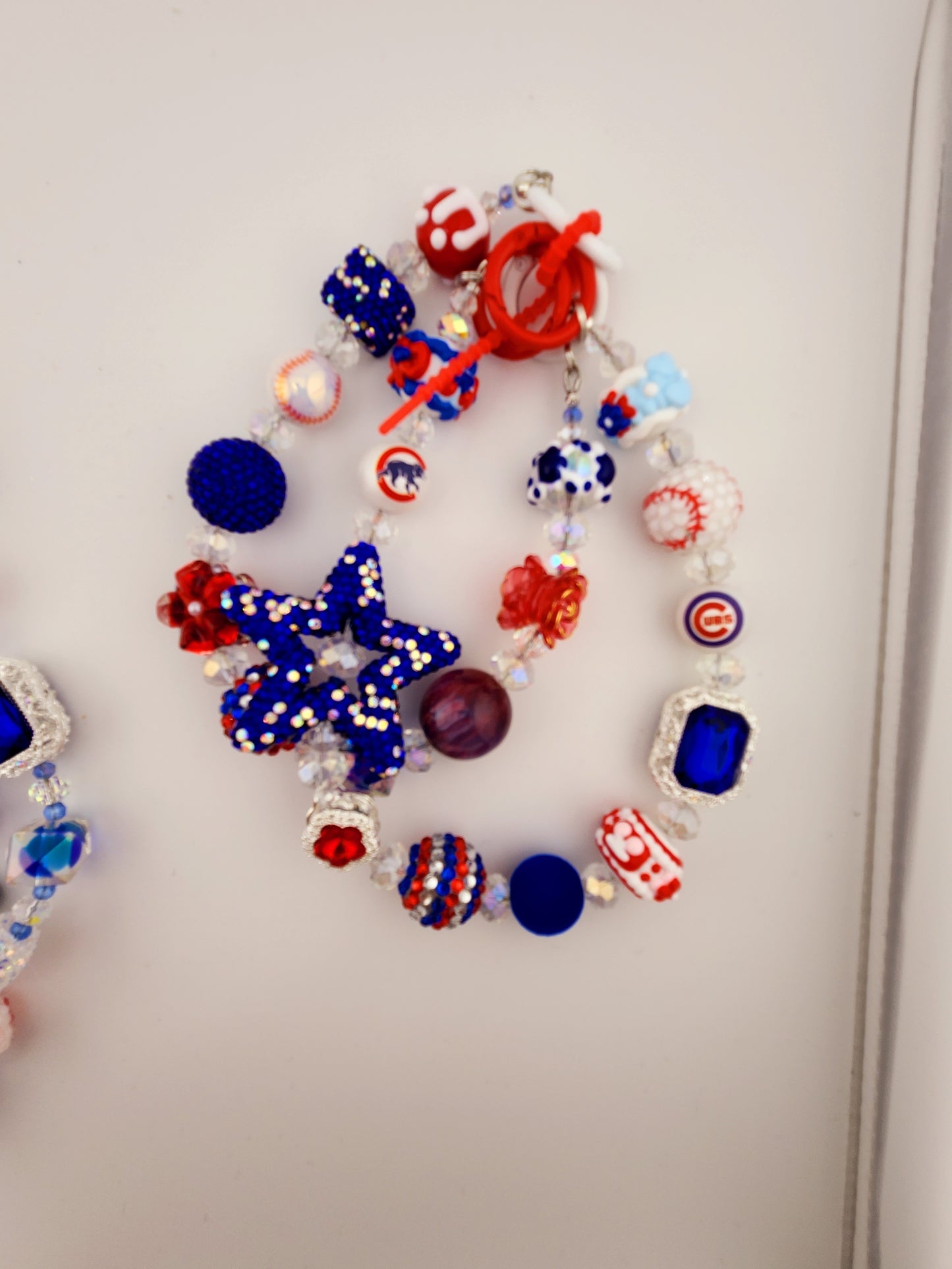 Professional Baseball Team Chain Charms