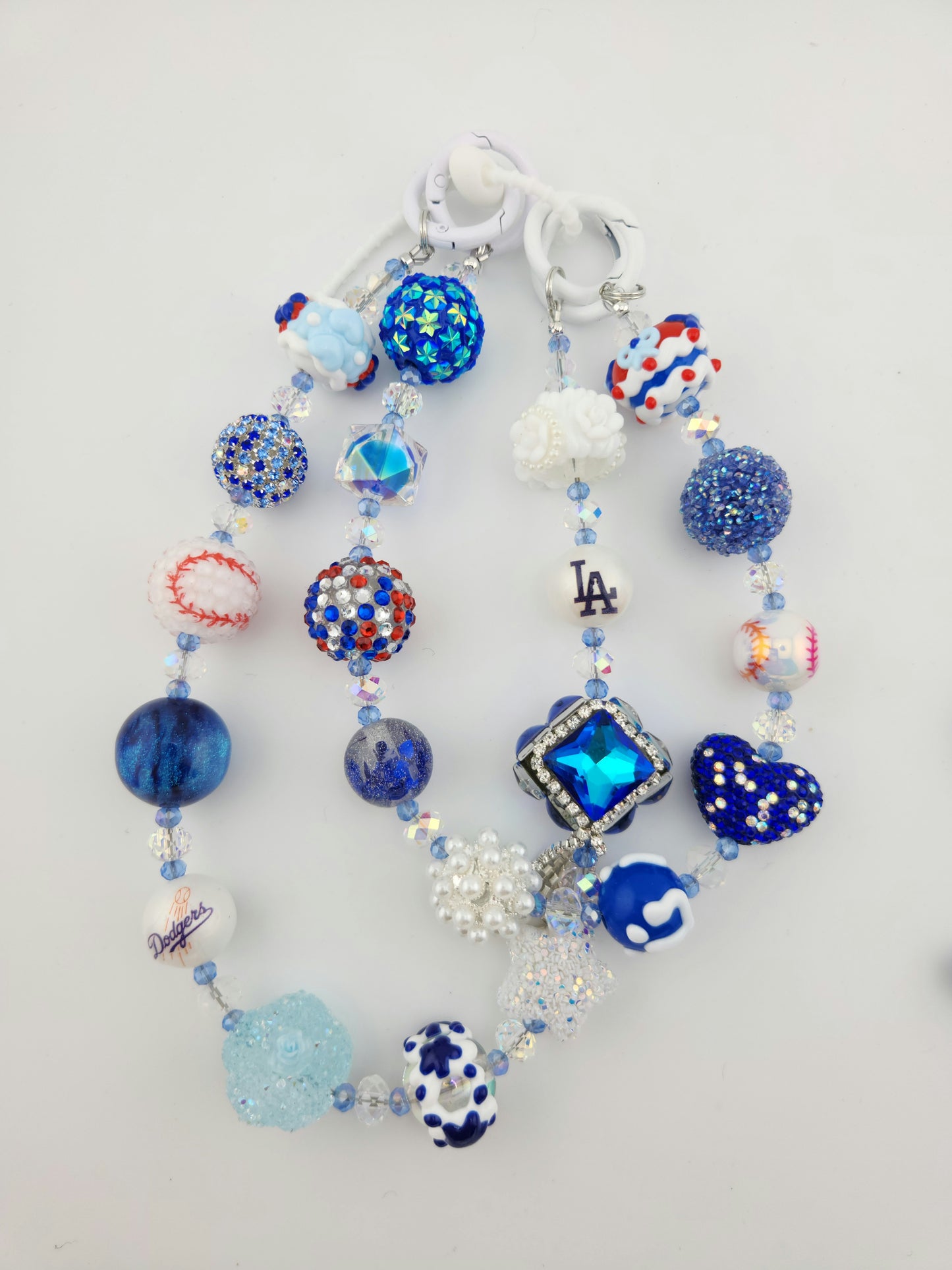 Professional Baseball Team Chain Charms