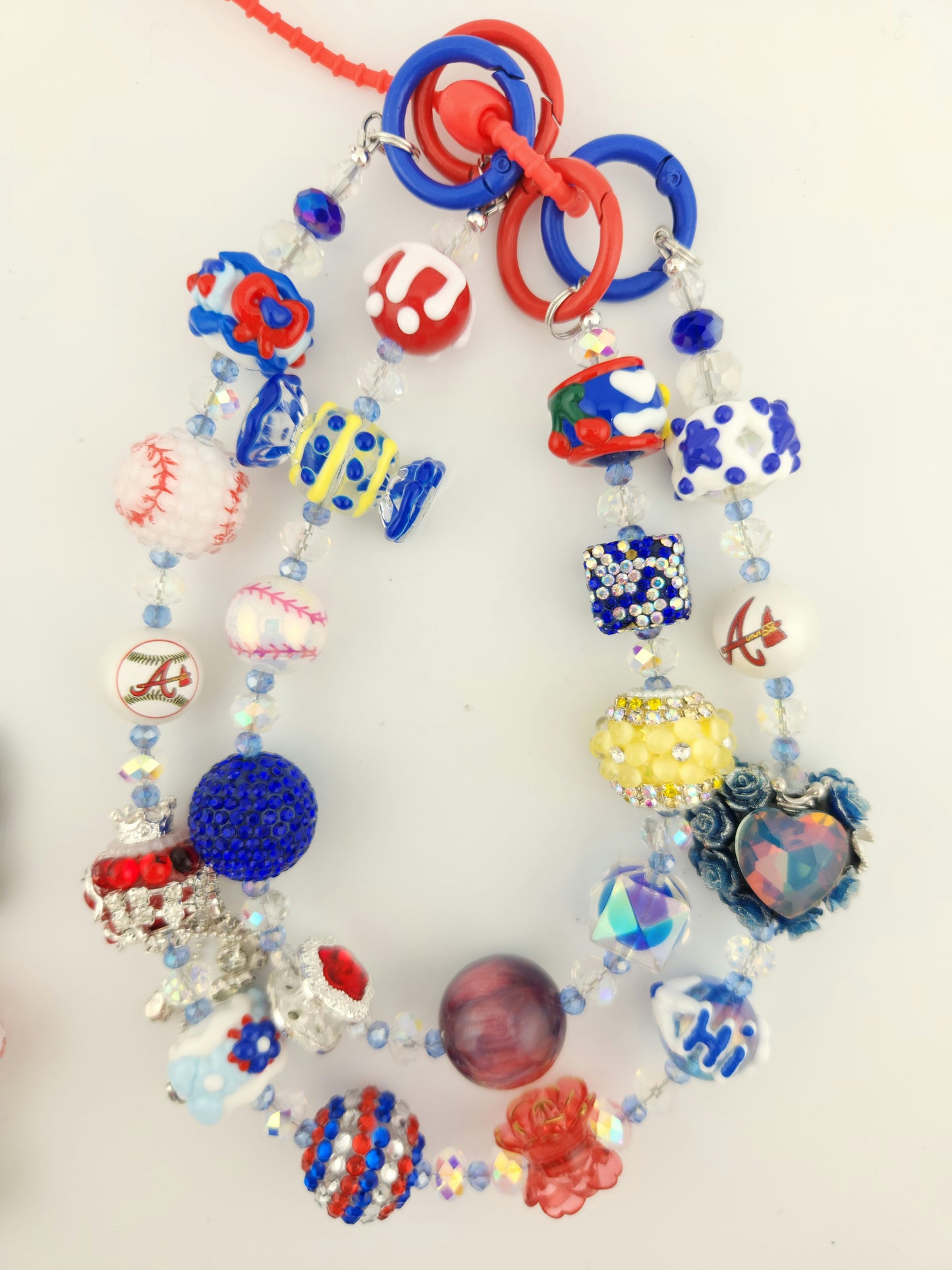 Professional Baseball Team Chain Charms