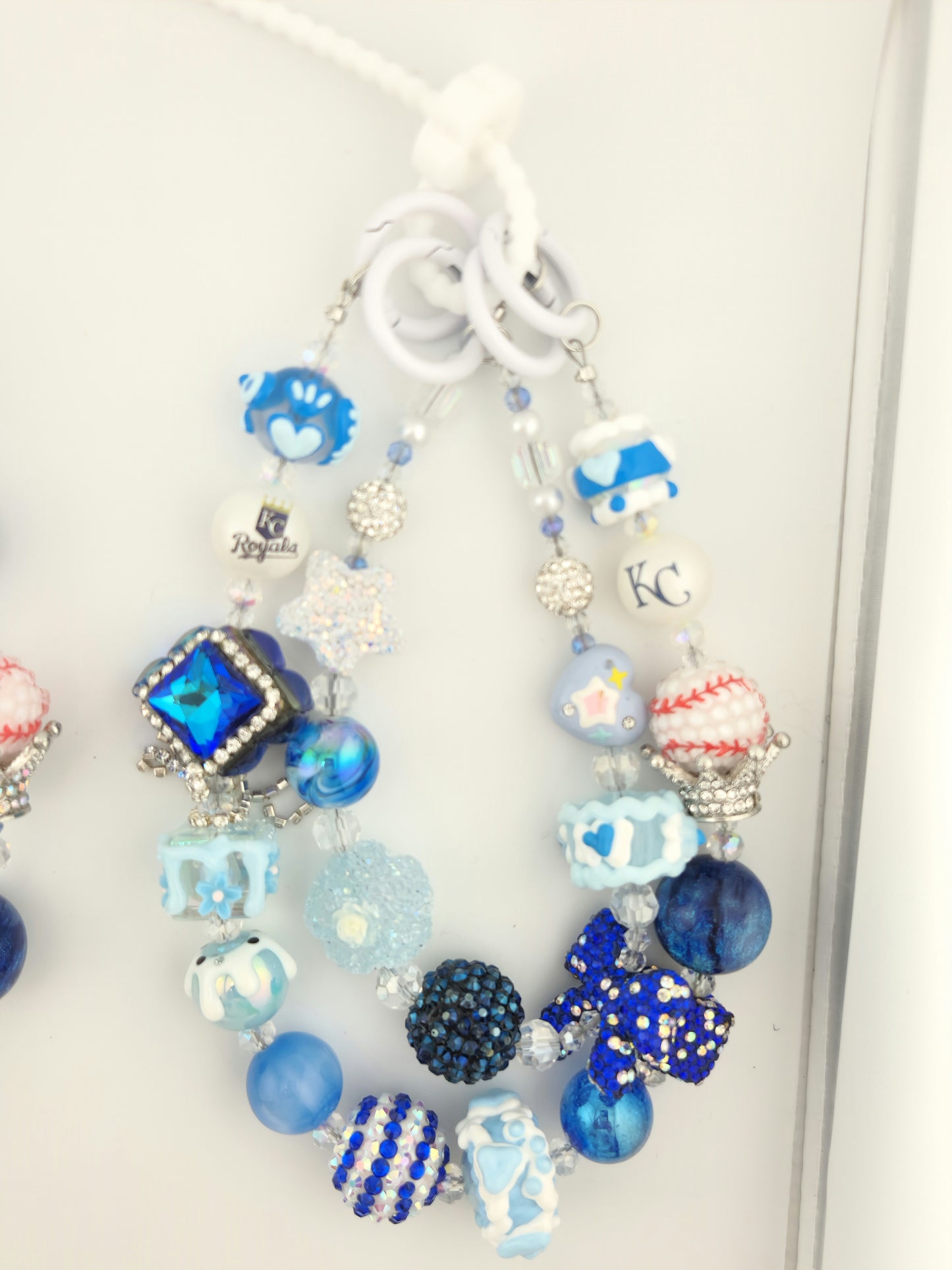 Professional Baseball Team Chain Charms
