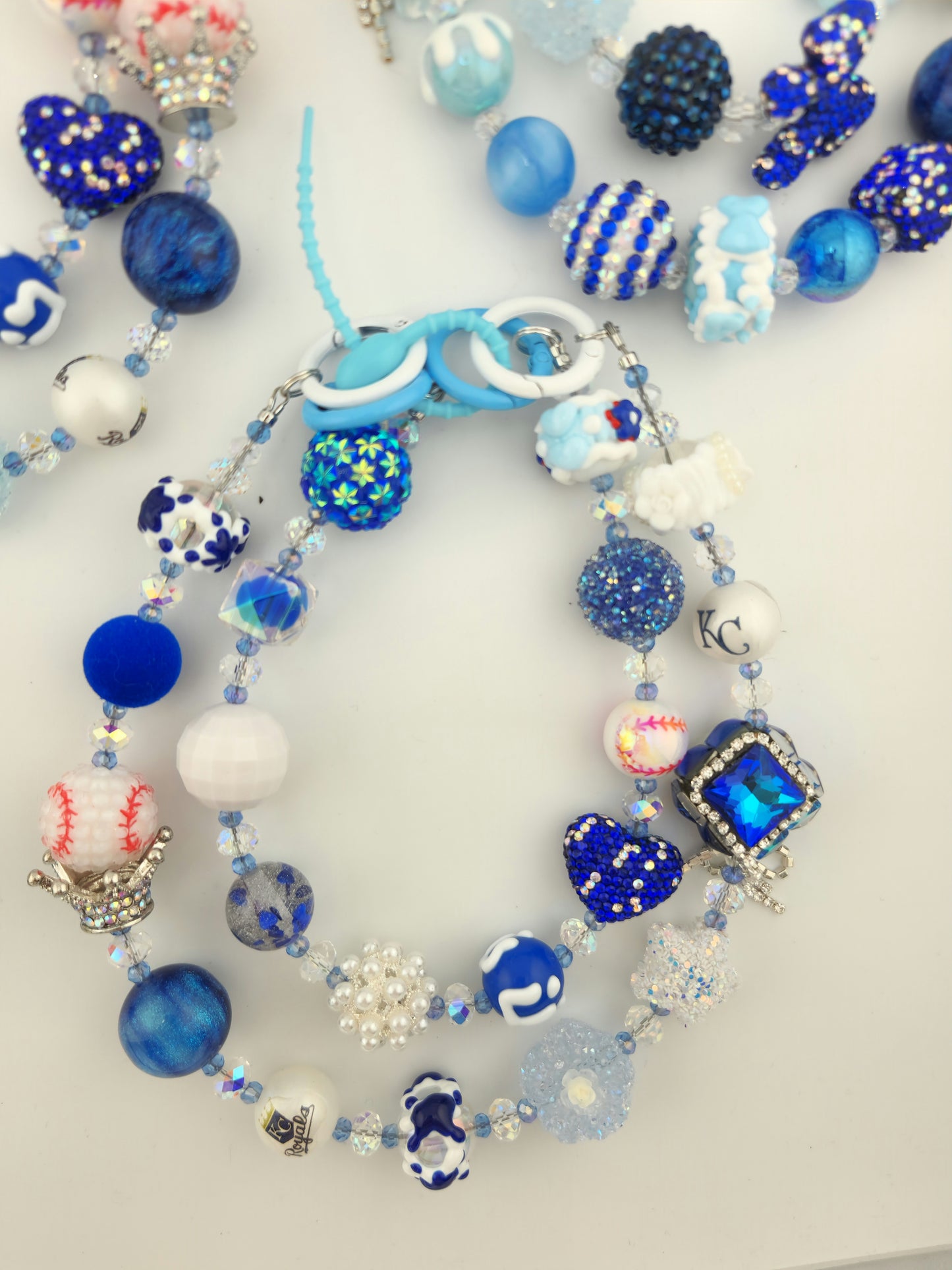 Professional Baseball Team Chain Charms