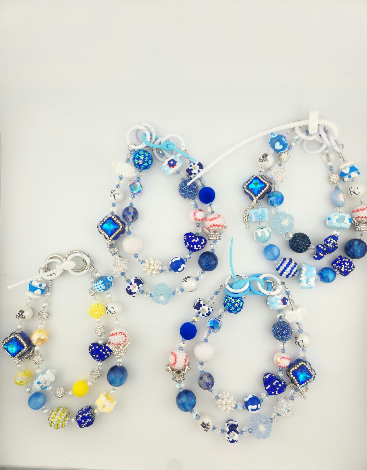 Professional Baseball Team Chain Charms