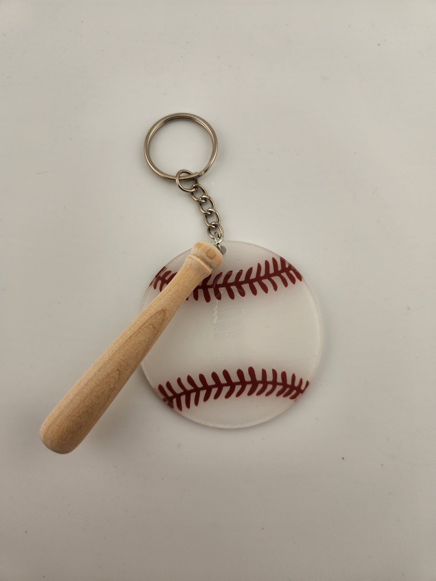 Baseball Keychain Charm