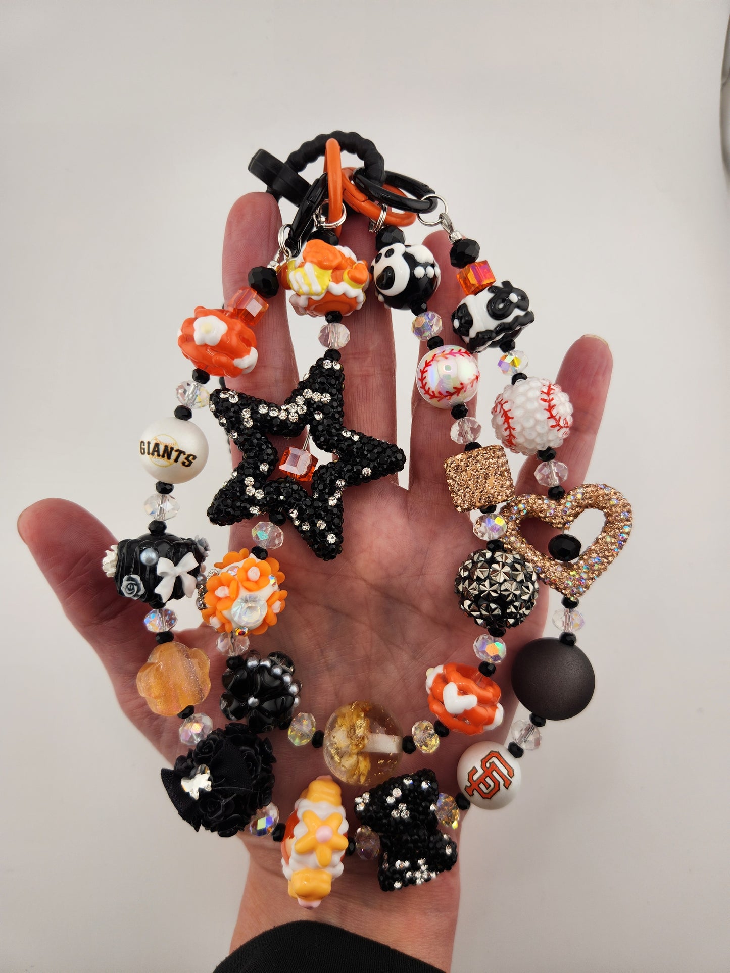 Professional Baseball Team Chain Charms