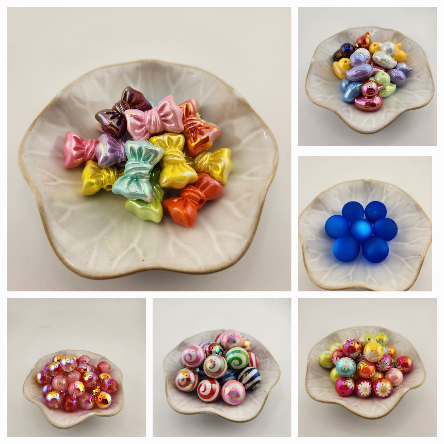 Loose Acrylic Beads by the Bag