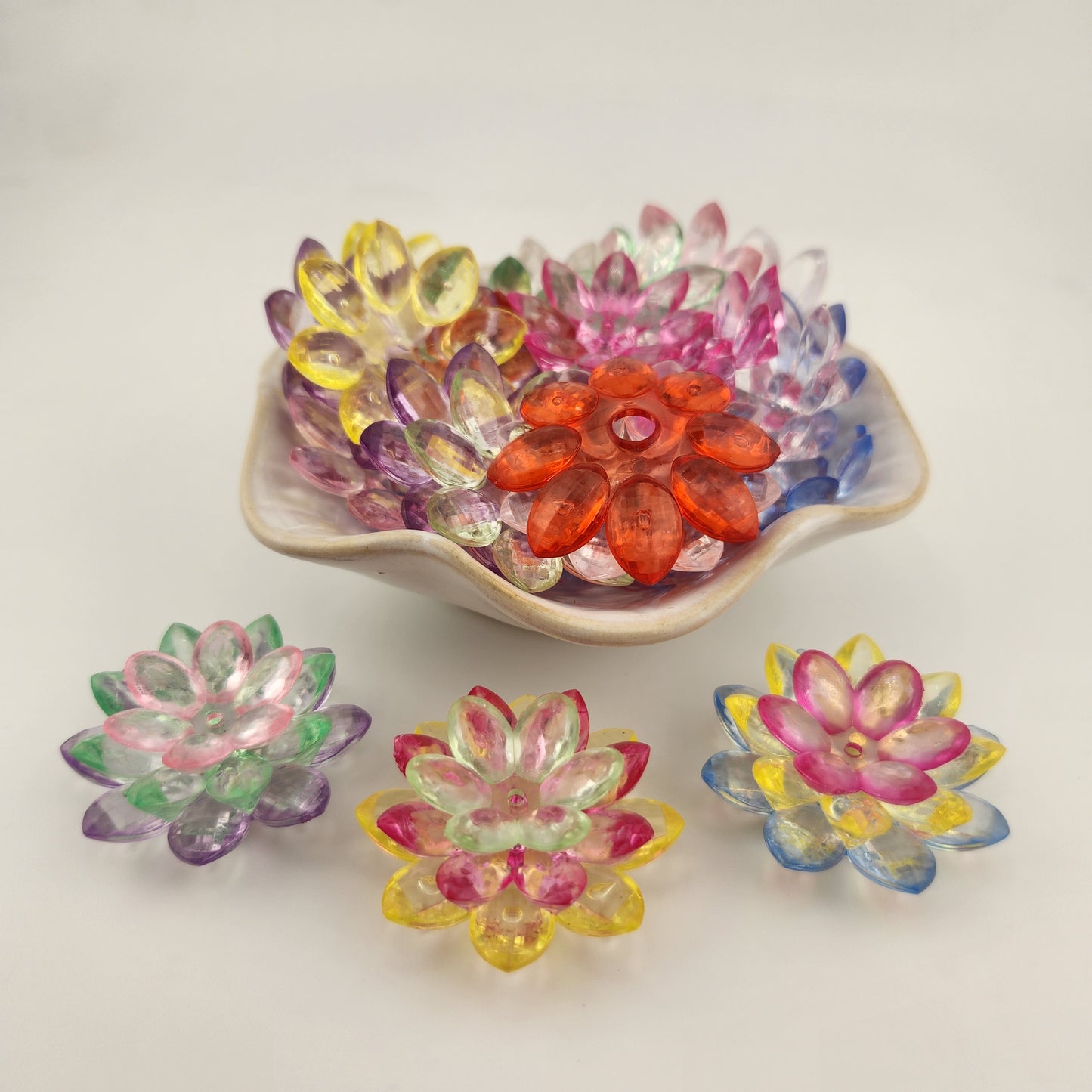 Loose Acrylic Beads by the Bag
