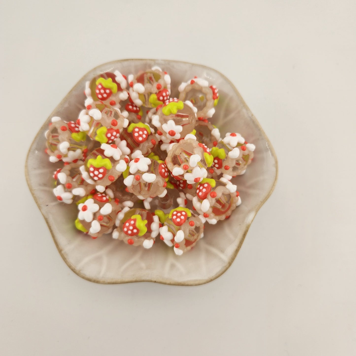 Loose Hand-painted, Sugar Coated & Metal Beads by the Bag