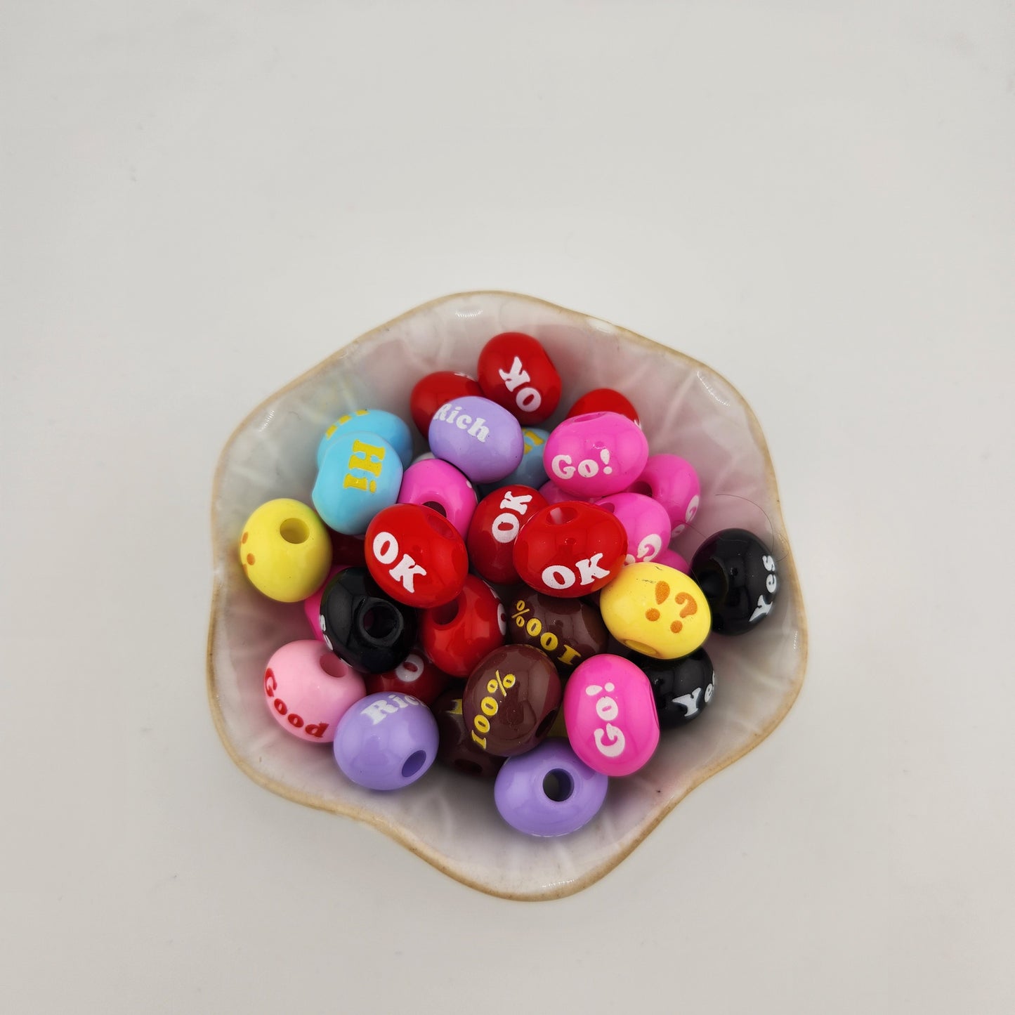 Loose Acrylic Beads by the Bag