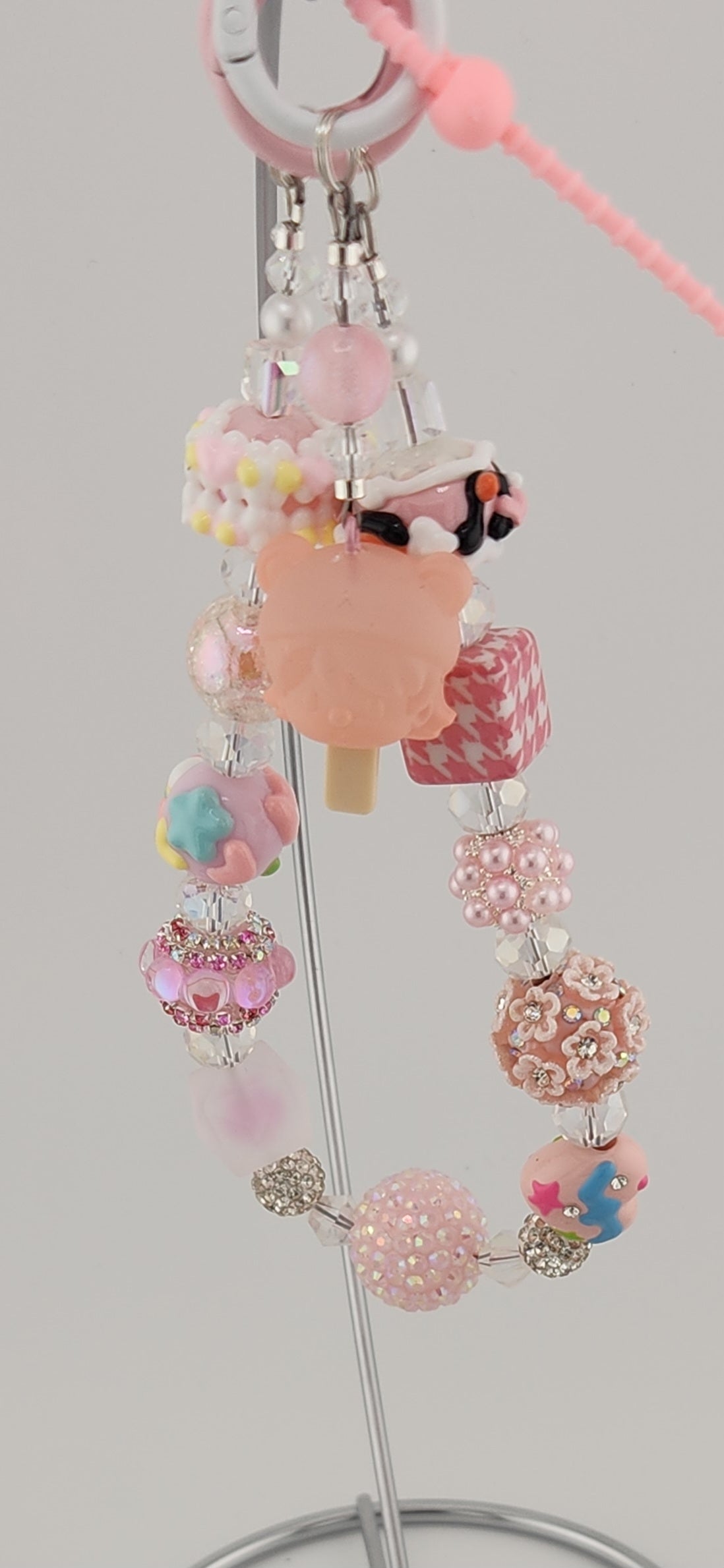 Bean Single Chain Charms w/ Dangle