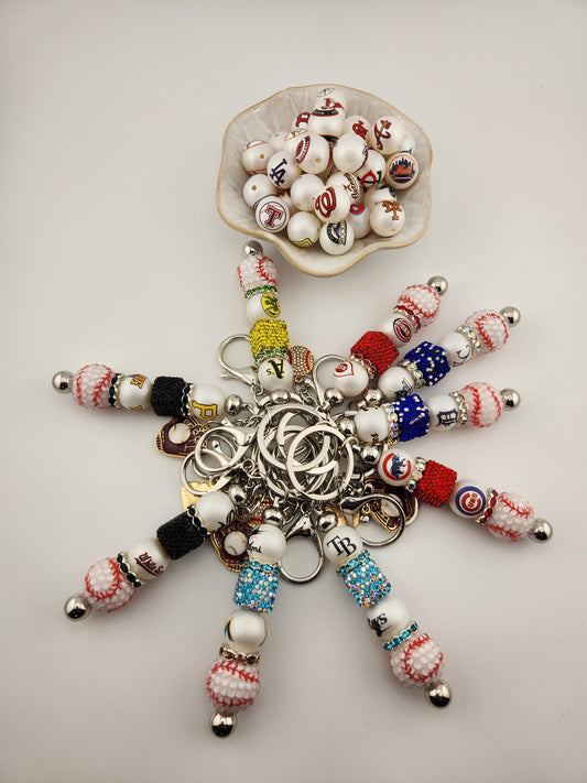 NEW- Professional Baseball Team Keychains