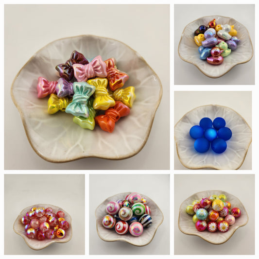 Loose Acrylic Beads by the Bag